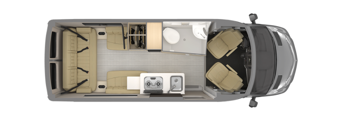 Interstate Nineteen Individual Floor Plan | Touring Coaches | Airstream