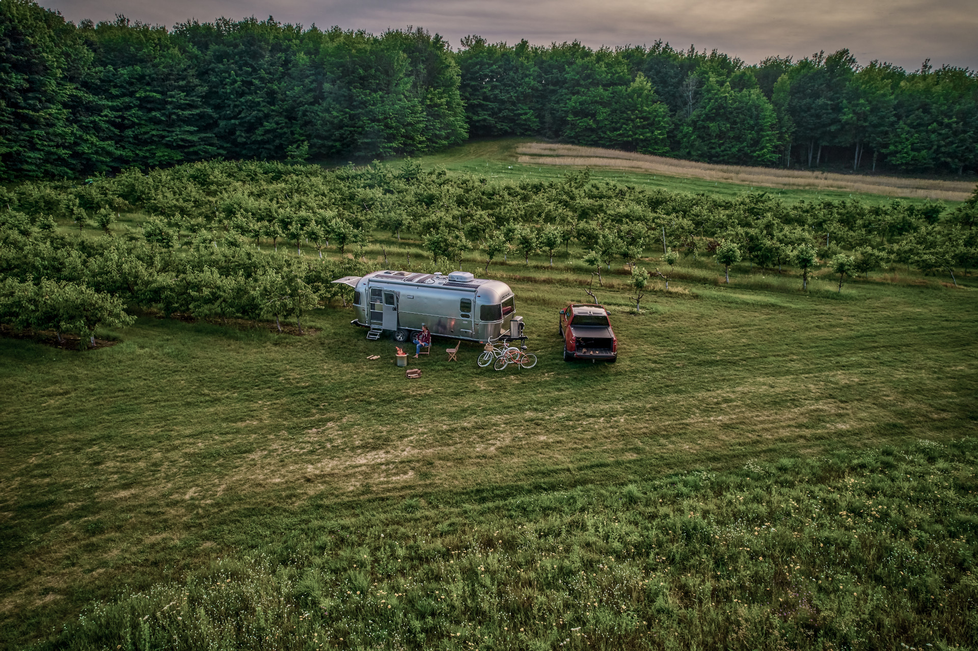 Contemporary Controls Combined with Classic Camper Chic