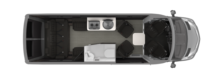 Grand Lounge Floor Plan | Touring Coaches | Airstream