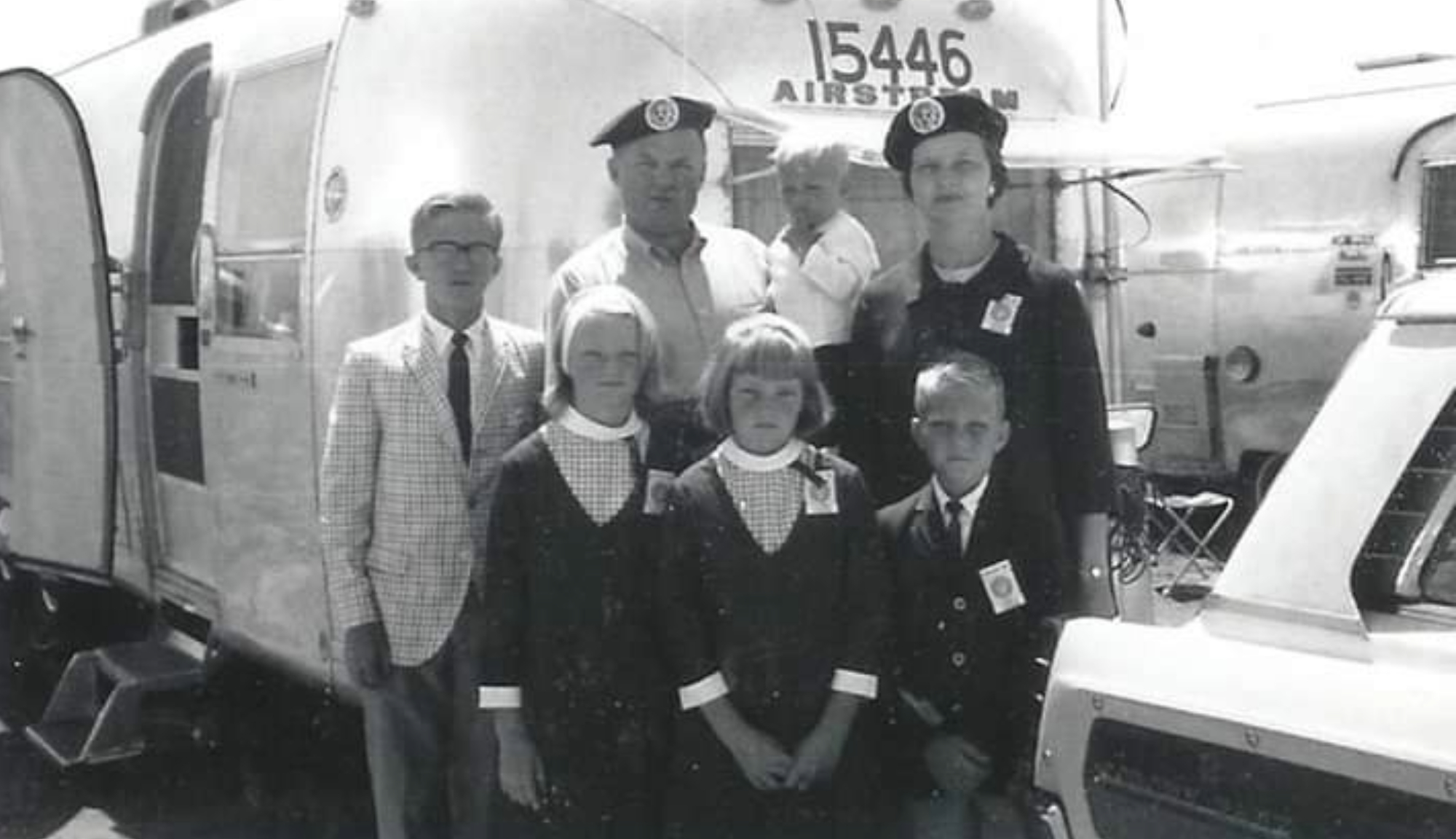 Bobby Puryear and family at hte 1967 International Rally